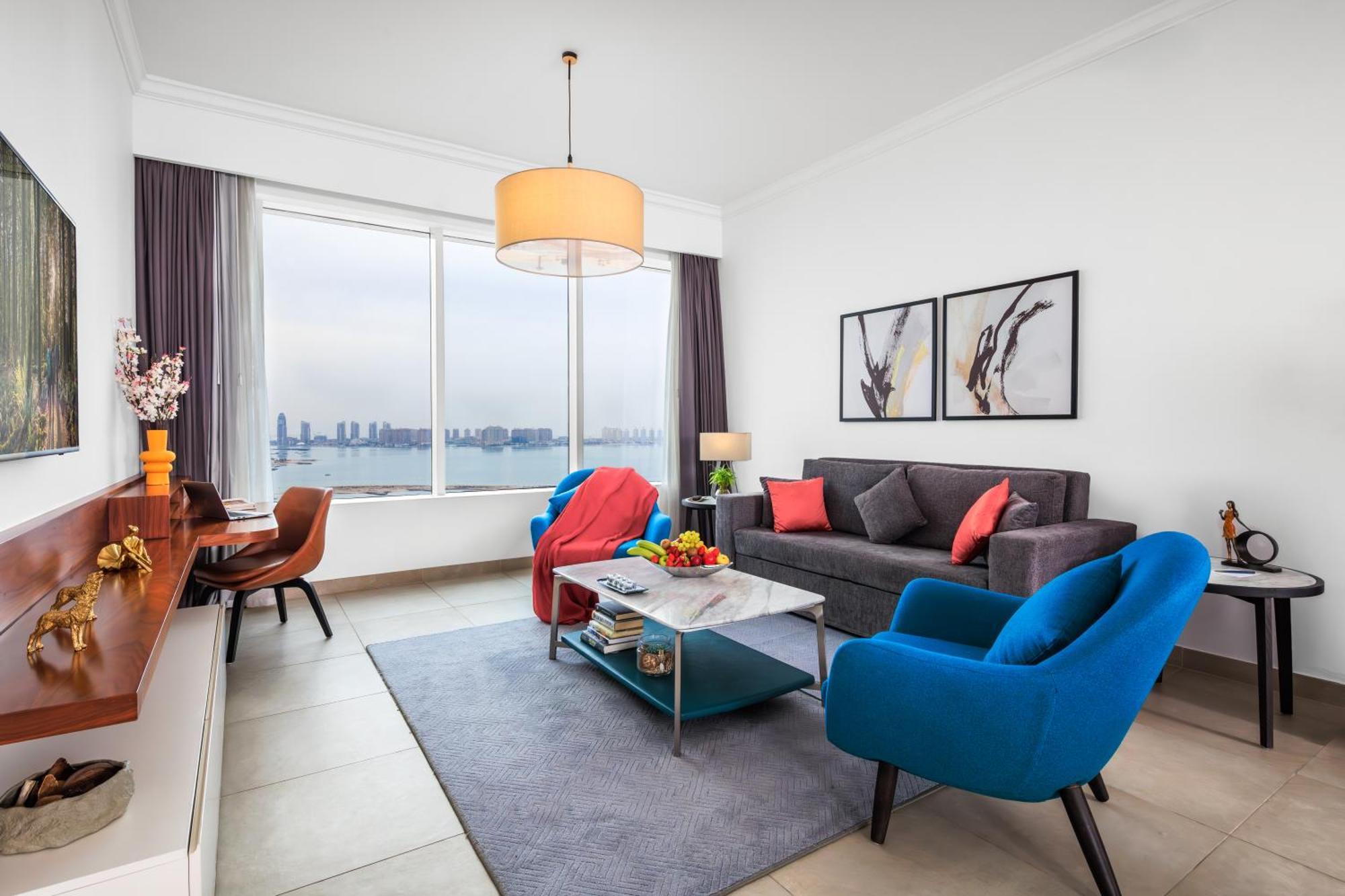 Somerset West Bay Доха Екстер'єр фото Living room